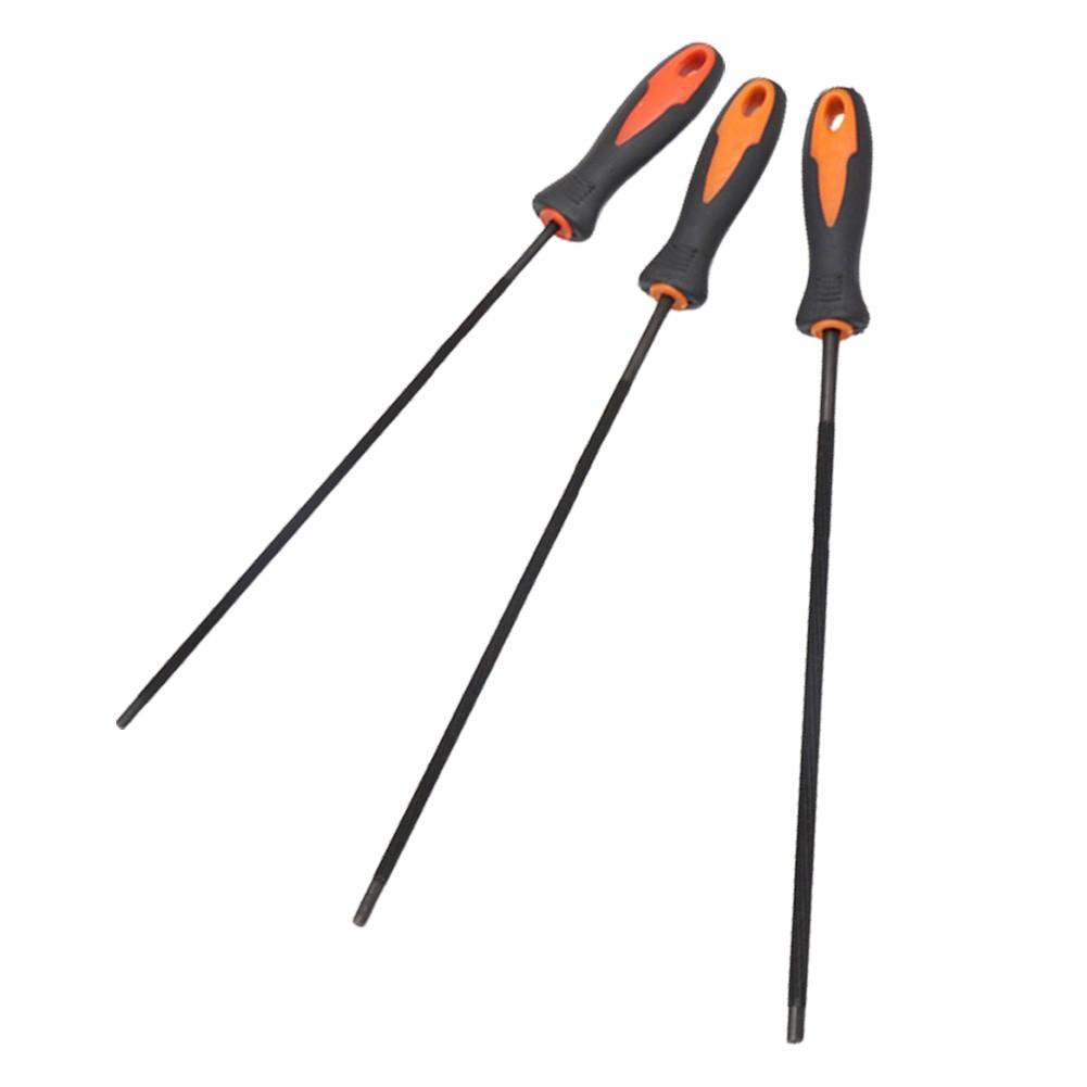 Chainsaw Round Files Grinding 4.0mm/4.8mm/5.5mm Cleaning Logging Tools