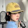Short Brim Embroidery Letter Color Matching Baseball Cap Men'S And Women'S Sunshade Personality Casual Versatile Cap