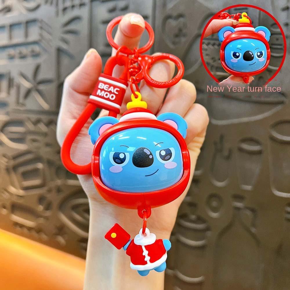 Cartoon Koala Snake Cartoon Koala Face Makeup Toy Face Changing Toy Keychain  Playing Supplies