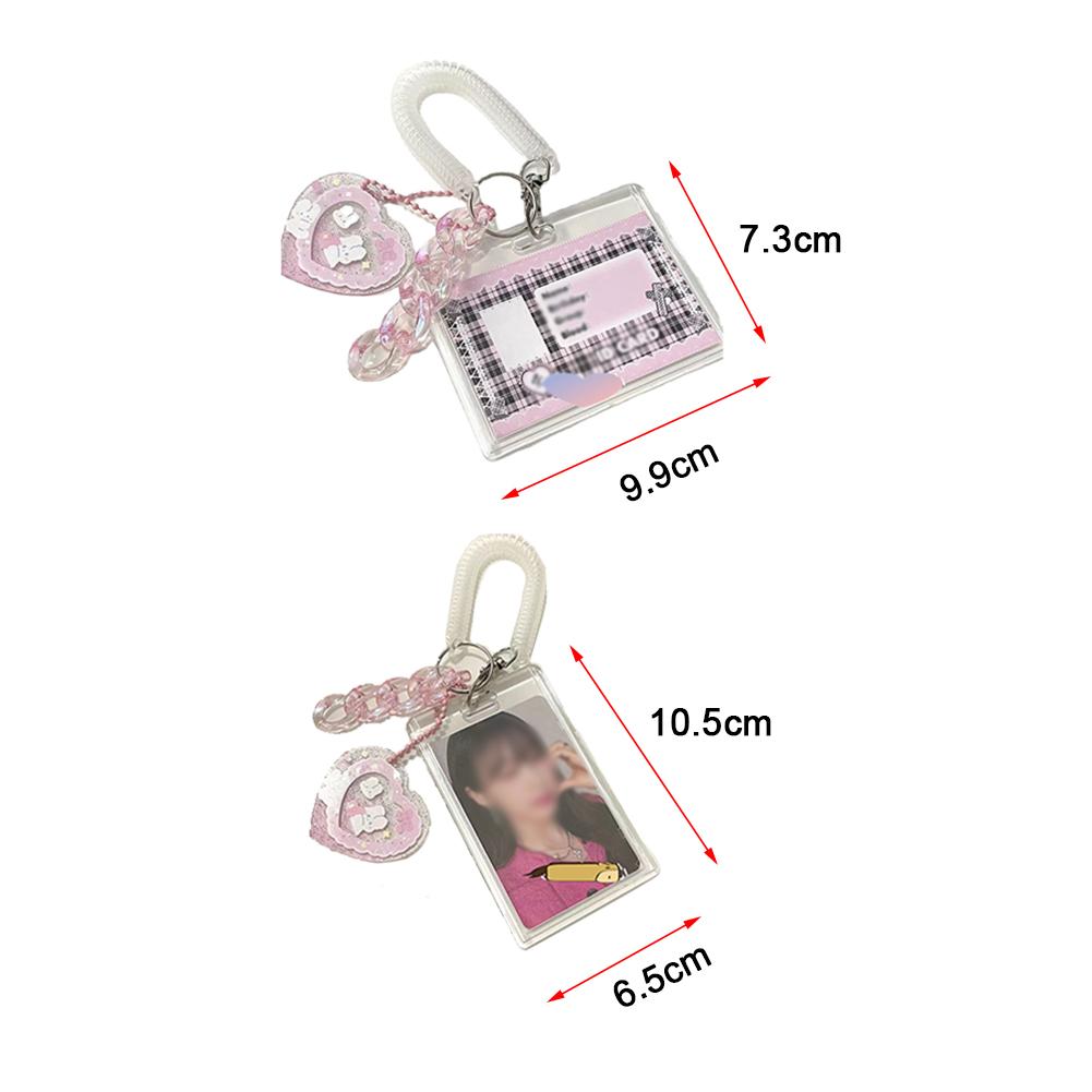 Kawaii Acrilico Trasparente 3 Pollici Kpop Photocard Proteggi Foto Porta Carte Idol Maniche per Foto Cancelleria