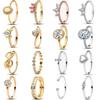 Neuer 925er Silber Herzförmiger Ring Größe 6 7 8 9 Geeignet für Valentinstag Feiertag Geschenk für Frauen DIY Hochwertiger Modeschmuck