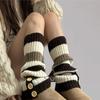 Button Leg Warmers for Women Winter Warm Knit Leg Warmers Sweet Long Leg Socks Fashion Leg Sleeve Streetwear Gifts