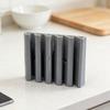 Under Cabinet Lids Organizers Rack Food Container Cover Rack Under Shelf Plastic 5-Part Kitchen Cabinet Storage for Daily Cabinet Order and Kitchen