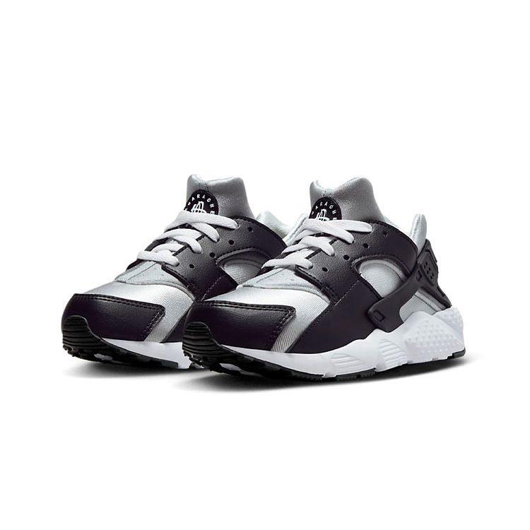 Nike Huarache Run Huarache Run Wallace Vintage Slip Resistant Abrasion Resistant Low top Kids' Running Shoes Gray Black 704949-044