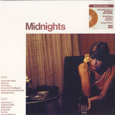 LP Record TAYLOR SWIFT - Midnights 2445790067 Republic Record 2022 USA & Euro Pop