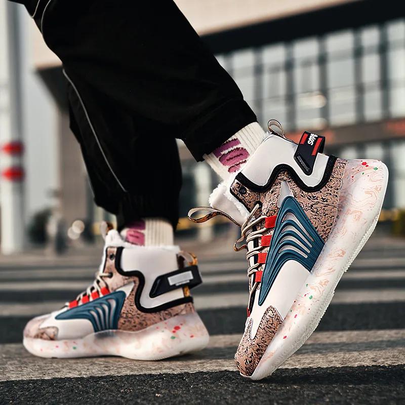 men boots 2024 New Winter Slippers Warm Men Shoes Waterproof Non-Slip Plush Sneakers Male tenis shoes Boots Men Sneakers Winter