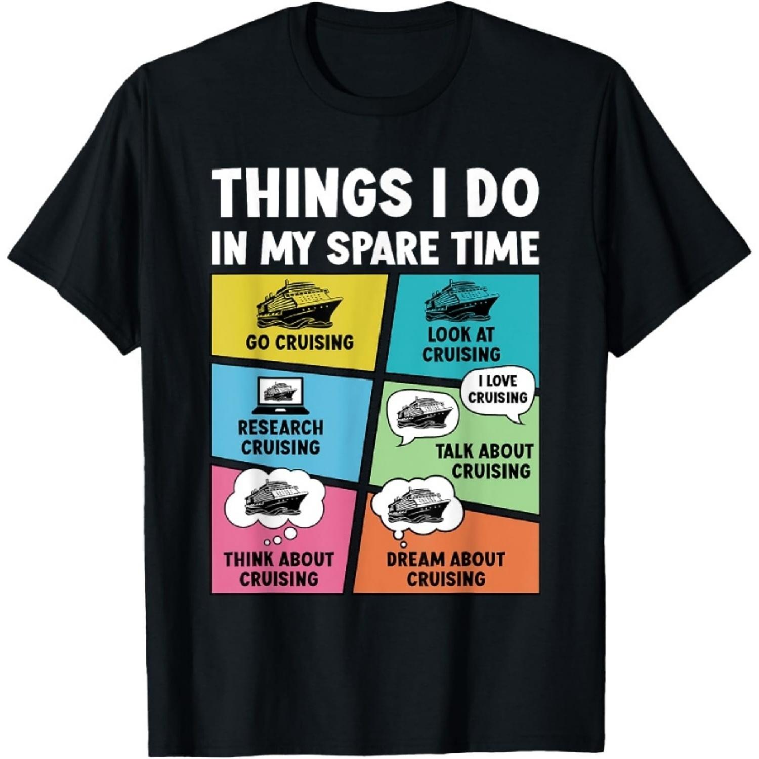 

Cruise Ship Enthusiast Vacation Outfit Men Women Cruise Ship T-Shirt XXXXXL різнокольоровий