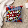 R-Roy L-Lichtenstein Art Stitch Lucky Dragon Pillow Cover Sofa Cushion Cover Home Room Decoration Children Gift