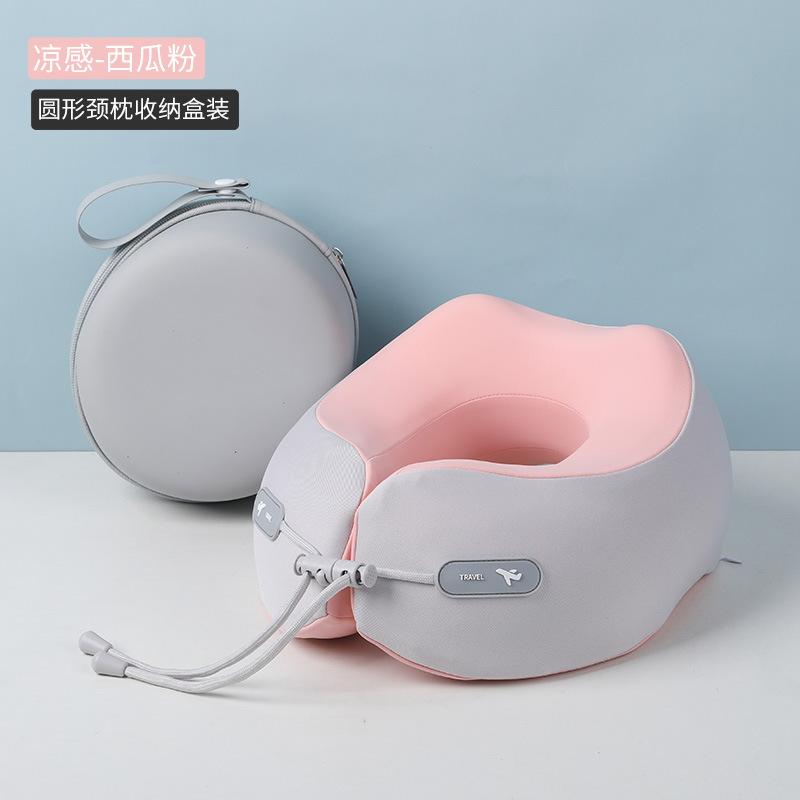 Travel neck pillow plane sleeping neck pillow cervical pillow portable u-shaped pillow
