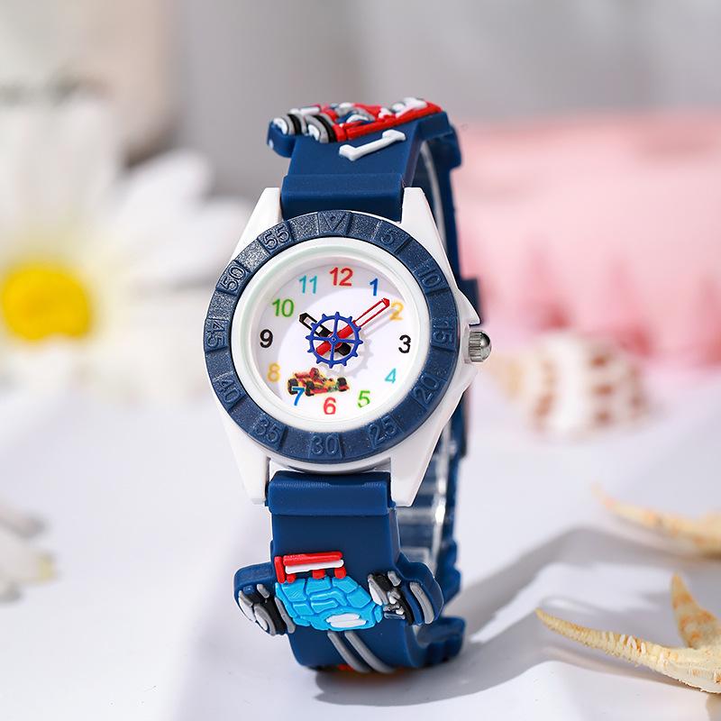 Cute Cartoon Children'S Watch Silicone Three-Dimensional Pattern Primary School Student Watch Quartz Watch Boys And Girls Gifts