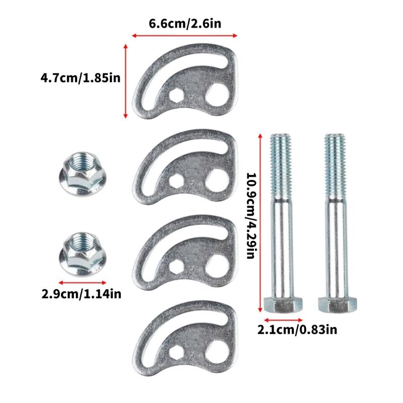 4pcs Upper Control Arm Suspension Set Aluminum Alignment Caster Cambers Set Enhancing Vehicle Stability for Vehicles