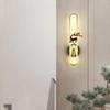 Chinese Cloisonné Enamel Brass Wall Lamp - Minimalist Bedside, Stair, Corridor & Living Room Light