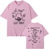 T-shirt Grafiche Hot Rapper Lil Peep Sus Boy When You're Sober T-shirt Uomo/Donna Moda Hip Hop Cotone Oversize T-shirt