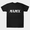 Men Black Print T-shirt Mapex No-Cut Transfer Paper Print Cotton Tshirt