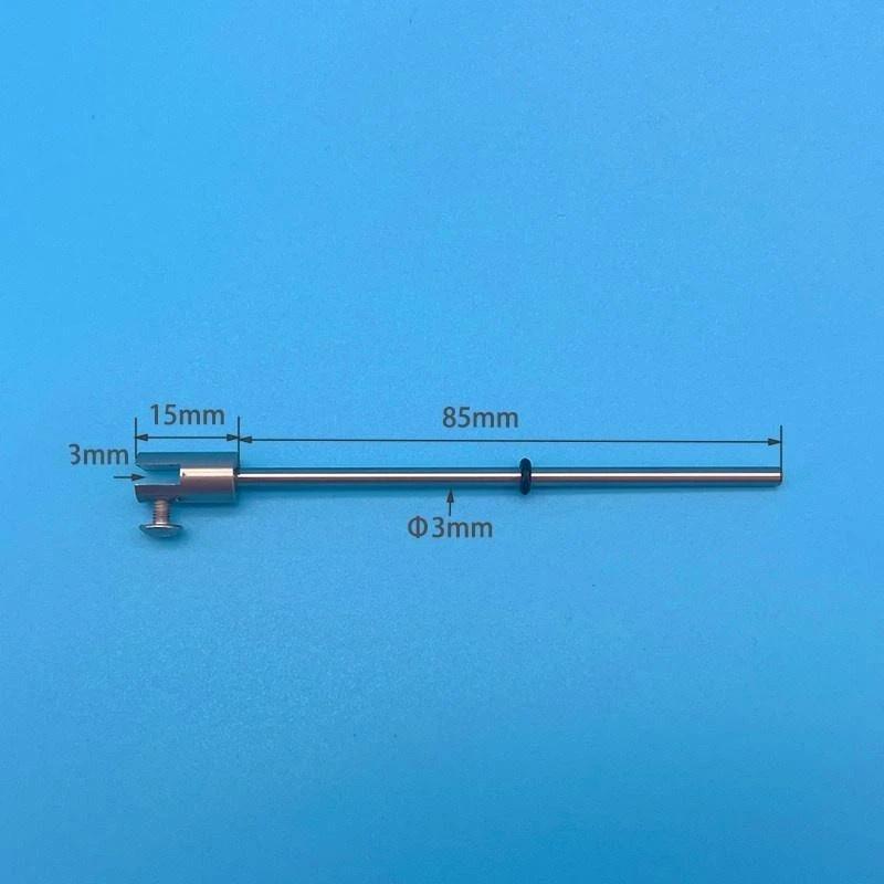 Jj120 Stainless Steel Electrode Clamp Working Electrode Multi Purpose Fixture Small Diameter Gap 3Mm/6Mm