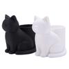3D Printed Cat-Shaped Storage Tube Plastic Stationery Storage Box Funny Desk Organizer  Office