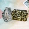 Fashionable Girl Sequin Makeup Bag Travel Storage Bag Exquisite Glitter Cosmetic Storage Case Zipper Pouch Female Purse