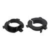 2PCS LED Headlight Base Holders Low Power Professional Design Easy Install ABS Material Headlight