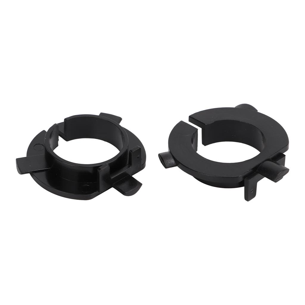2PCS LED Headlight Base Holders Low Power Professional Design Easy Install ABS Material Headlight