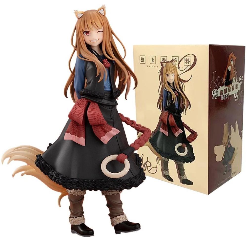 MERCHANT MEETS the WISE WOLF Anime Wolf Holo Action Figure PVC Adult Collectible Model Doll Toy