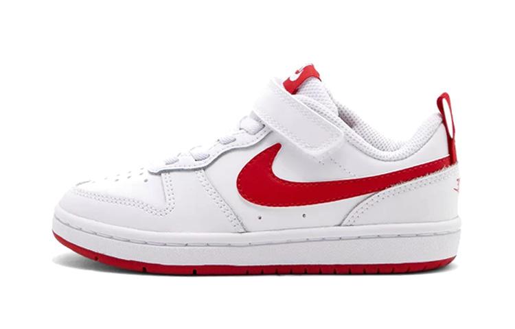 

Nike Low 2 Slip Resistant And Breathable Low top Kids Skateboarding Shoes Red White Kids BQ5451-103 29.5