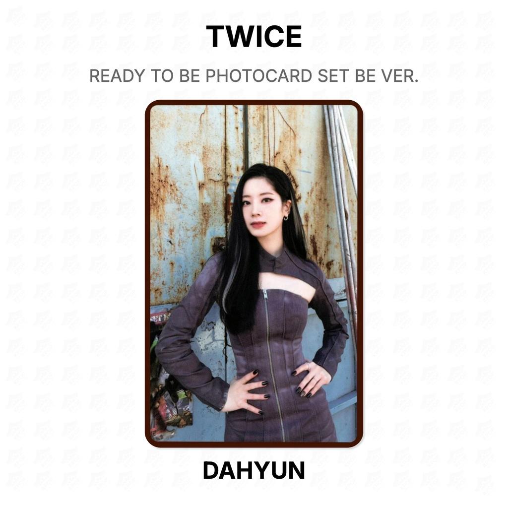 TWICE READY TO BE PHOTOCARD SET BE VER. Official Photocard