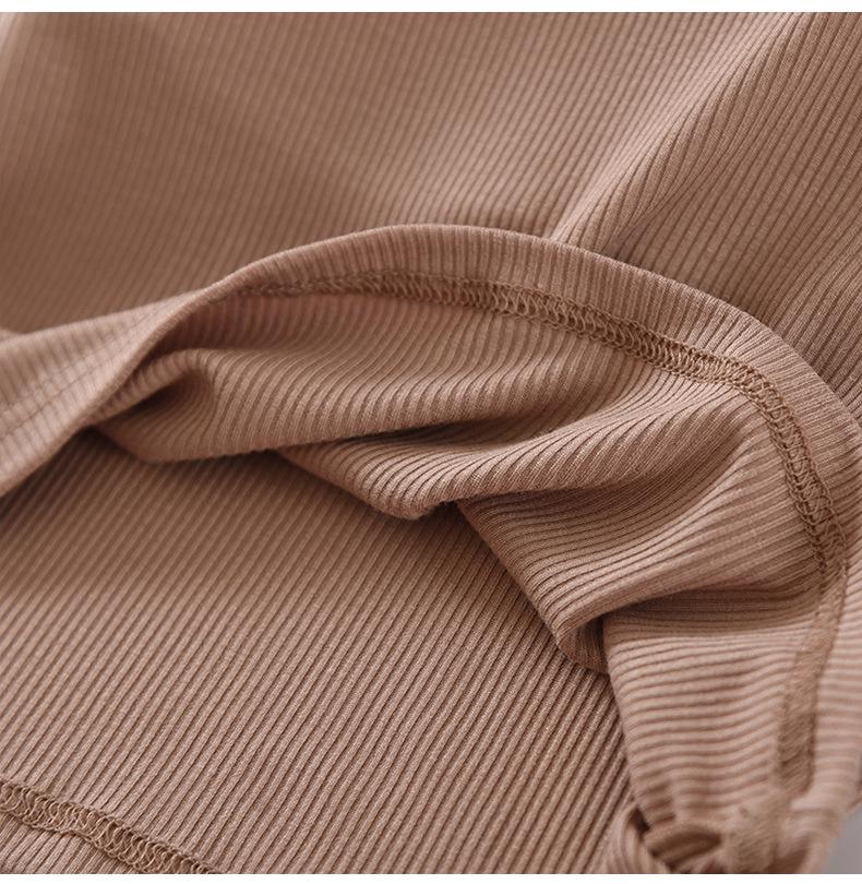 Modal Thread Chest-Pad Suspender Vest: Women's Slim High-Collar Tube Top for Summer