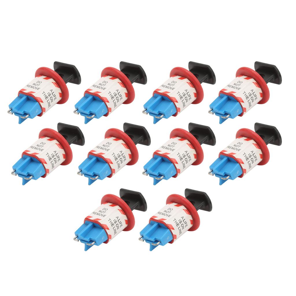 10PCS Electrical Circuit Breaker Lockout PIS Pin Inward Miniature Insulation Lock for Industrial Power Isolation Area