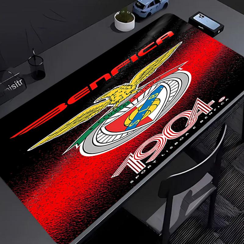 Sport Lisboa e Benfica Mouse Pad - Kaymaz Kauçuk Taban, İş, Oyun, Ofis ve Ev Kullanımı İçin Pürüzsüz Yüzey, Masaüstü Mouse Pad