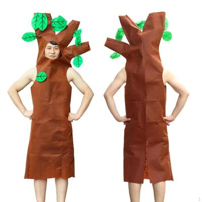 Tree Costume Adult Role Play Party with Headpiece Adorable Festival Outfit Props
