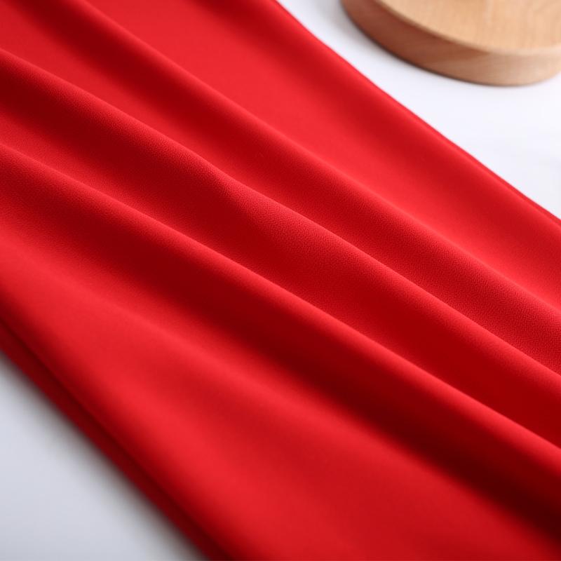 Letní šifonové široké kalhoty Dámské Neformální Jednobarevné Černé kalhoty s vysokým pasem Módní dlouhé kalhoty