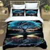 Tree of Life Printed Bedding Sets Exquisite Bed Supplies Set Duvet Cover Bed Comforter Set Bedding Set Luxury Birthday Gift029