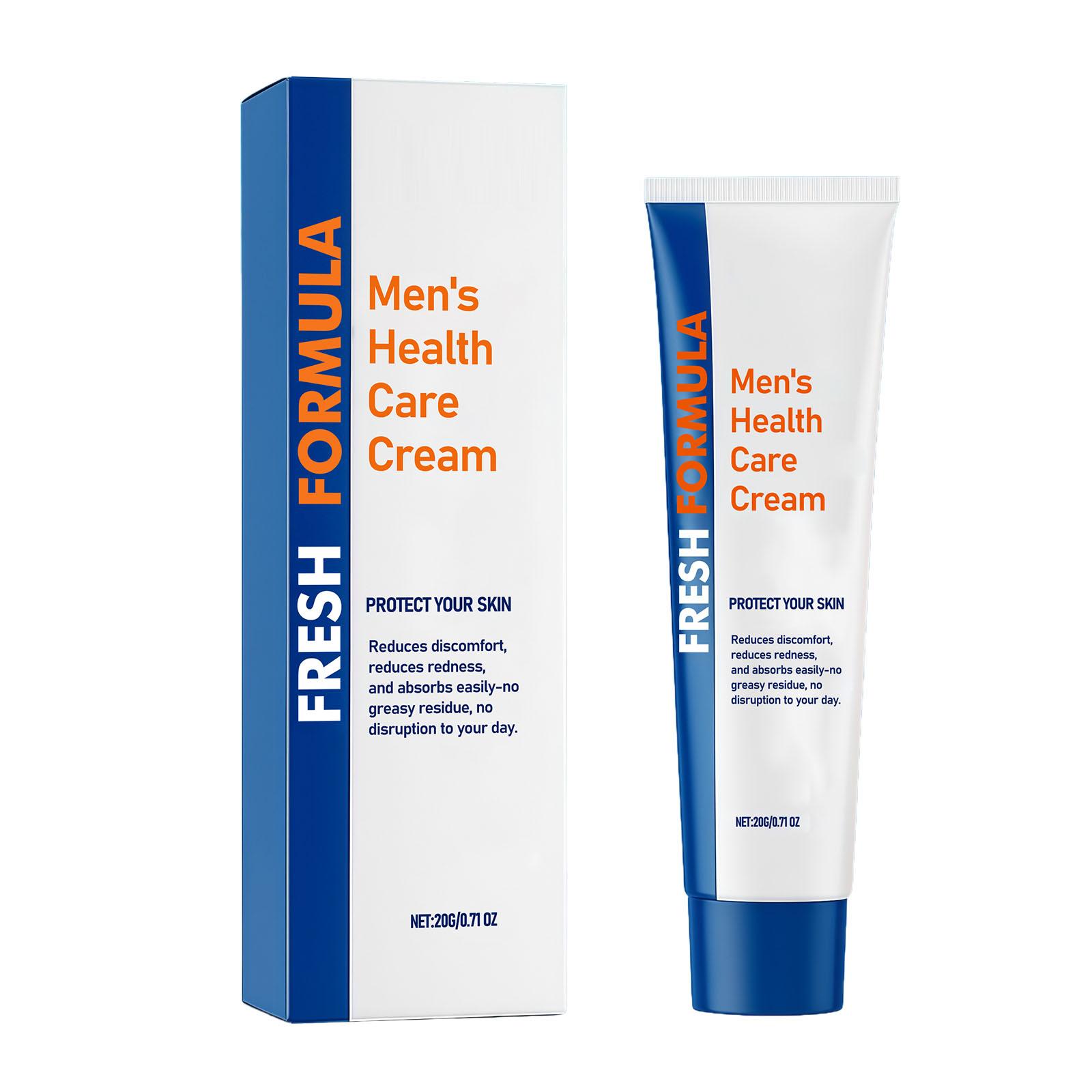 

Успокаивающий крем для интимной зоны мужчин - охлаждающий, увлажняющий, уменьшает покраснение и дискомфорт, нежный и гипоаллергенный для ежедневного ухода. One Size белый