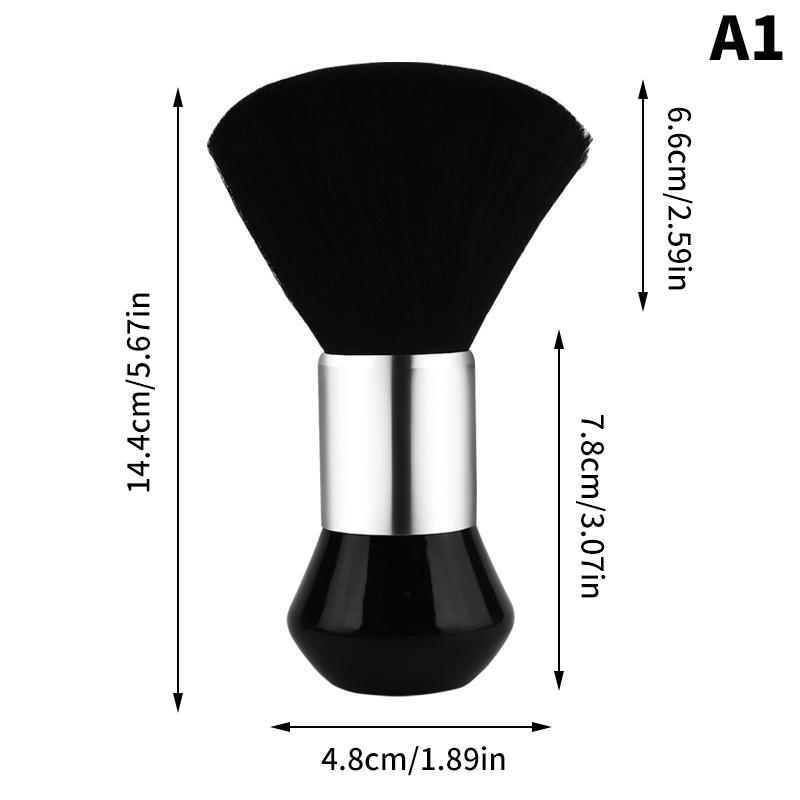 1Pc Soft Neck Face Duster Barber Black Beard Brushes Hair Cleaning Hairbrush Salon Cutting Hairdressing Styling Makeup Tools