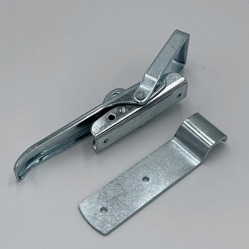 Utility Trailer Gate Latch Handle Components For RVs Campers Caravans And Utility Trailers Galvanized Iron Construction