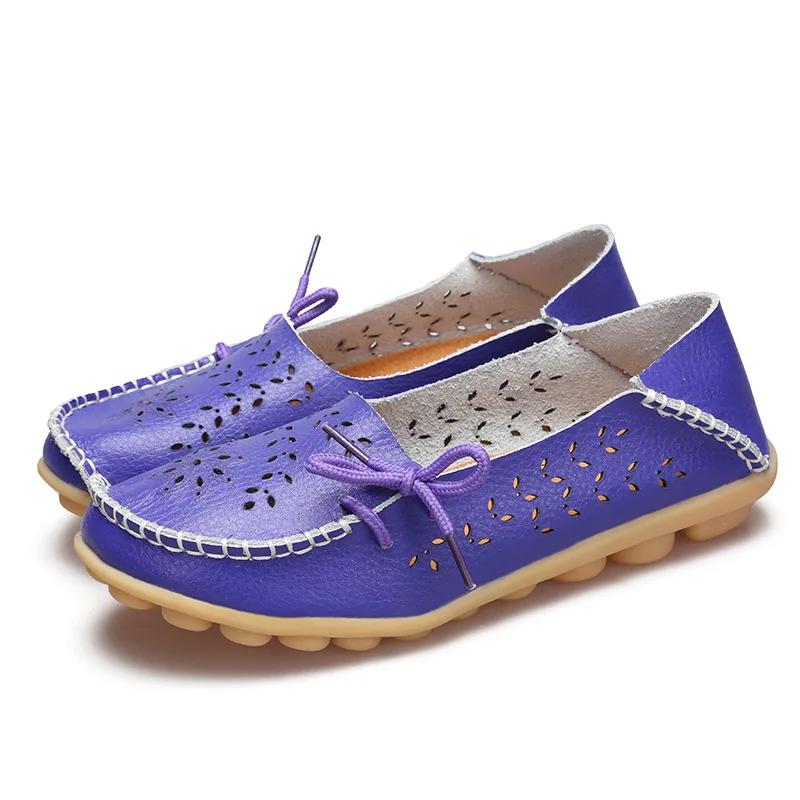 Flat Shoes for Women 2026 Summer Low Top Flat Bottom Comfortable Nursing Shoes Mother Shoe Size 35-44 Loafers Women's Ladies