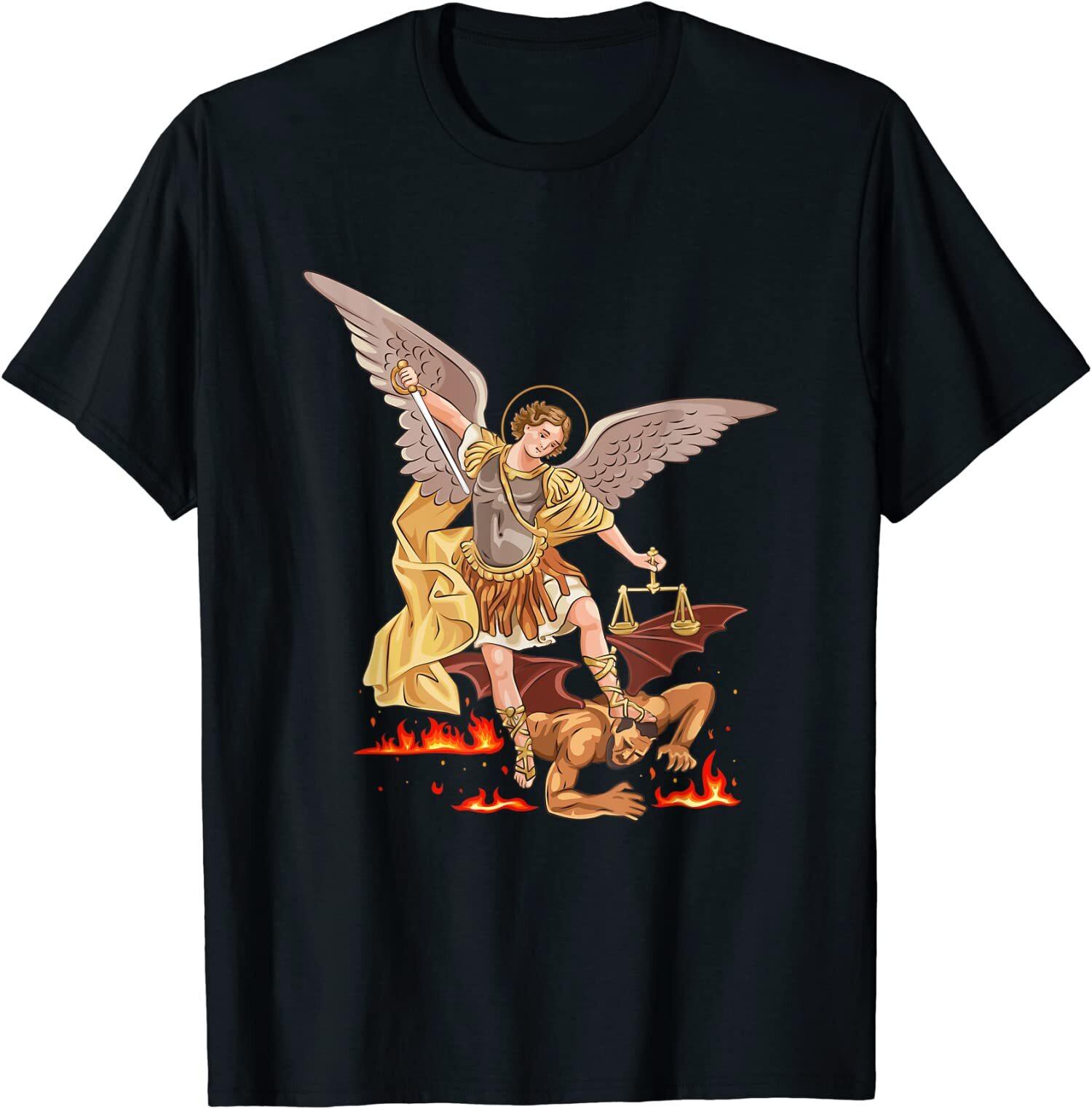 NEW LIMITED St Michael The Archangel T-Shirt S
