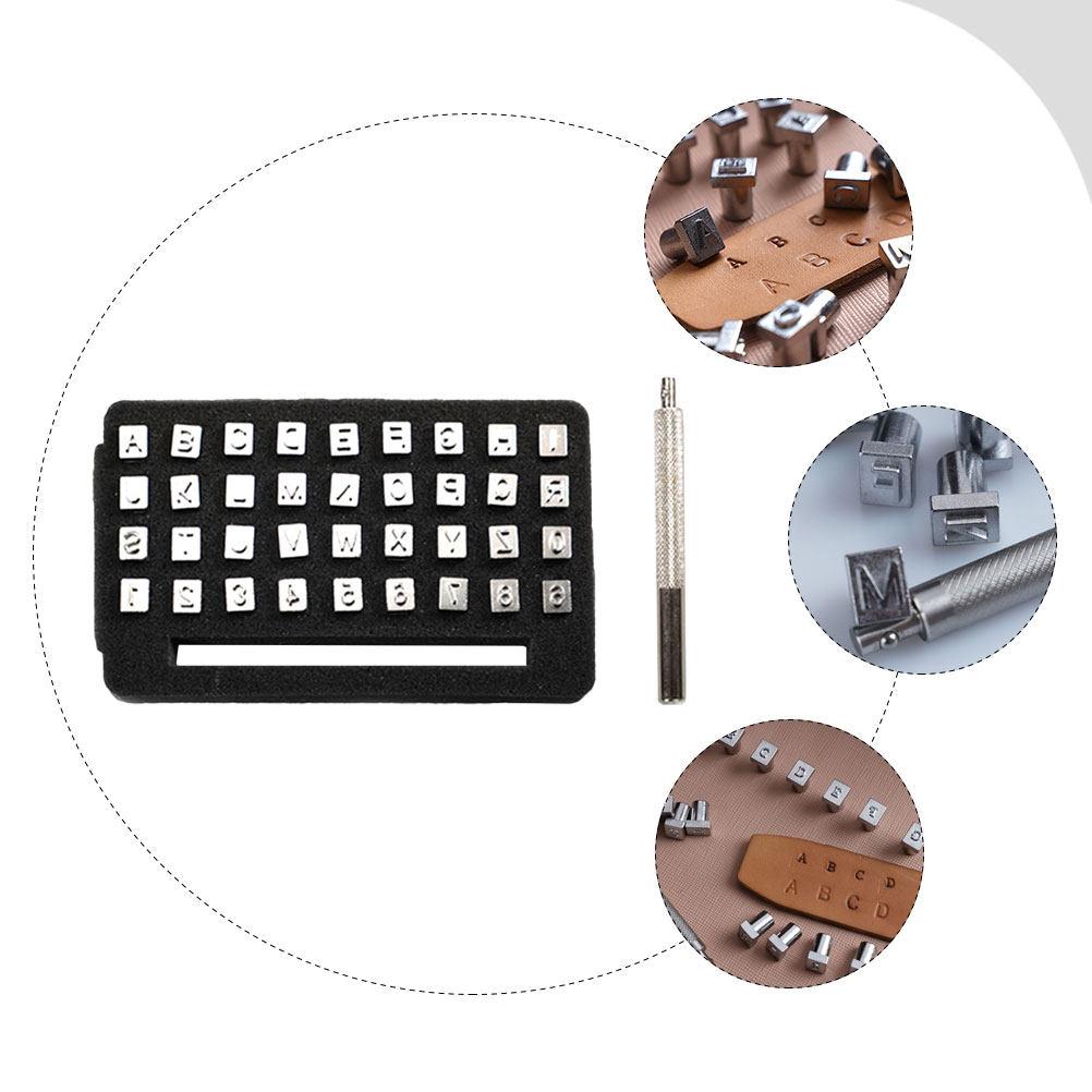 1Set Alphabet Stamp Alloy Steel Letter Number Punch Tool DIY Craft Jackets Bags Shoes Belts Accessories