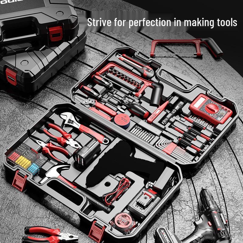 Aierdun Cordless High-Power Drill & Electric Screwdriver Set with Rechargeable Lithium Battery