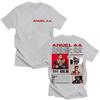 Rapper Anuel AA Real Hasta La Muerte Tour 2025 T-Shirt Men's Hip Hop Gothic Harajuku T Shirts Oversized Cotton Tshirt Streetwear
