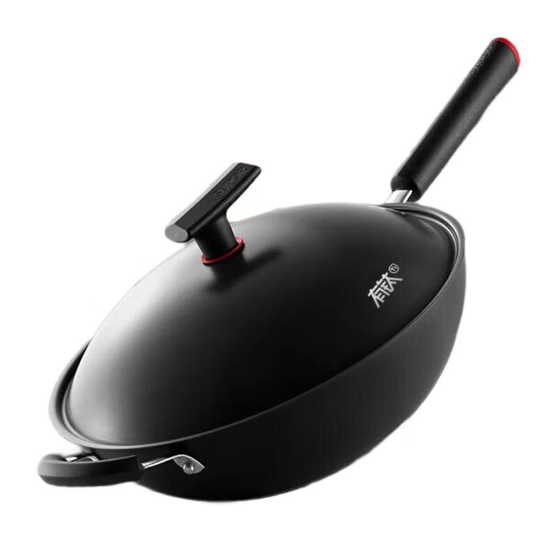 SUPOR Coating-Free Titanium Iron Non-Stick Wok