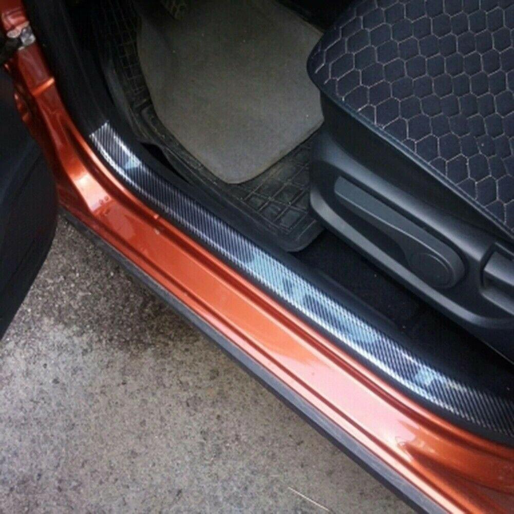 Samolepka na auto Ochrana z uhlíkových vláken Lišta prahu Vodotěsná