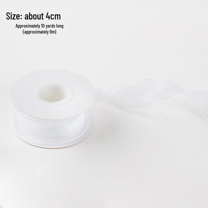 Elegant Fishtail Silk Ribbon for Cake and Bouquet Decoration