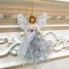 Ciondolo albero di Natale Mi-ni Angel con S per decorazioni natalizie