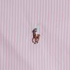 Polo Ralph Lauren Ss24 Pony Logo Embroidered Striped Short Sleeve Shirt Men shirts Pink 710803061-001