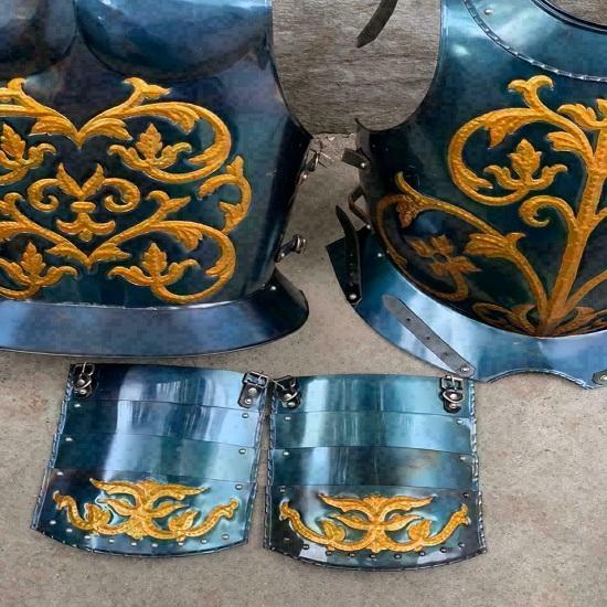 Roman Viking Leather Breastplate Medieval Knight Ottoman Armor Costume