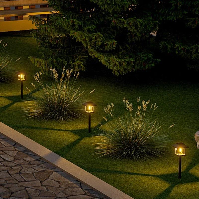 Outdoor Solar Road Lights Waterproof LED Lights Solar Lights Outdoor Entrance Garden Landscape Walkway Road Patio Christmas Decoration