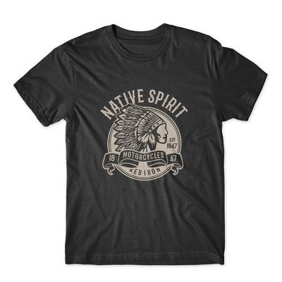 T-shirt Native Spirit Camicia Nativo Americano 100% Cotone Maglietta Premium Nuova