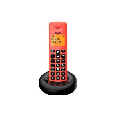 Corded Phone - ALCATEL - E160 EWE RED - Red Color - 1 Handset - 2-line Display