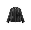 Fiorella Rubino Fit Faux Leather Jacket